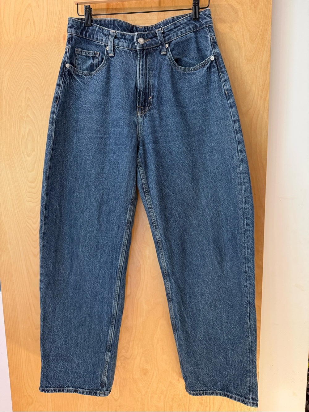 Baggy loose Fit women’s Blue high waist Denim Jeans